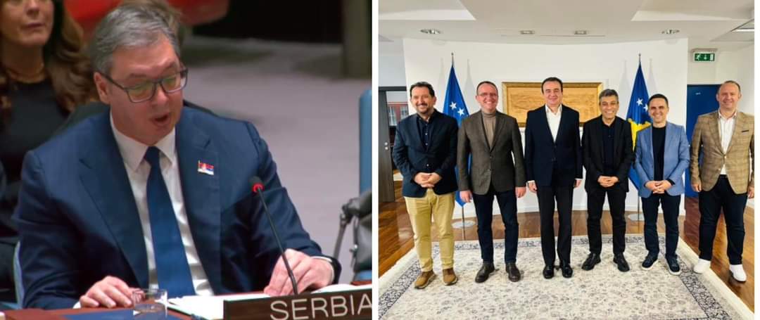 Vuçiq ankohet në OKB  Punët e Maqedonisë së Veriut s i pengon Serbia  por Albin Kurti