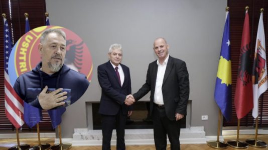 Ali Ahmeti në Drenas e Skenderaj për të  shuar zjarrin   Përpjekje për pajtimin Lladrovci Lushtaku