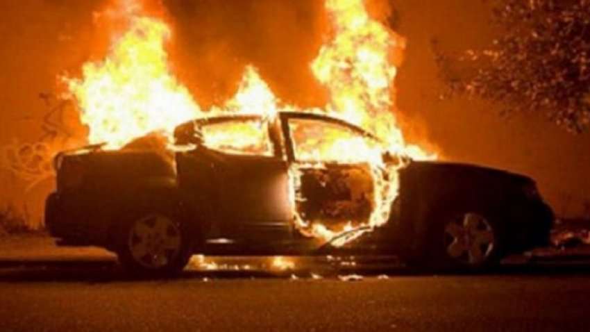 Shkup  Tre automjete dëmtohen nga zjarri