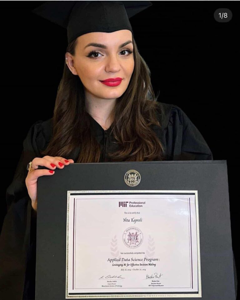 Nita Kaprolli nga Gostivari ka mbaruar dy fakultete  arrin majat e suksesit në SHBA