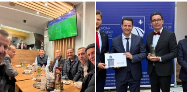 Valbon Limani në Sarajevë për Ditët e Komunës së Stari Gradit  u prit edhe nga veprimtarët tanë atje