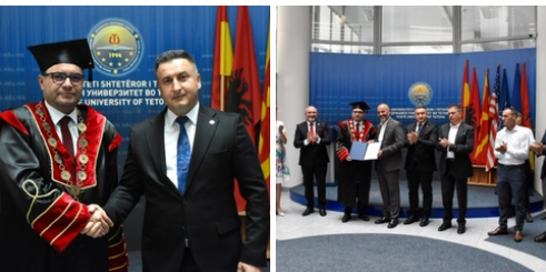 Prof  Dr  Kushtrim Ahmeti e pranoi zyrtarisht detyrën e rektorit të Universitetit të Tetovës