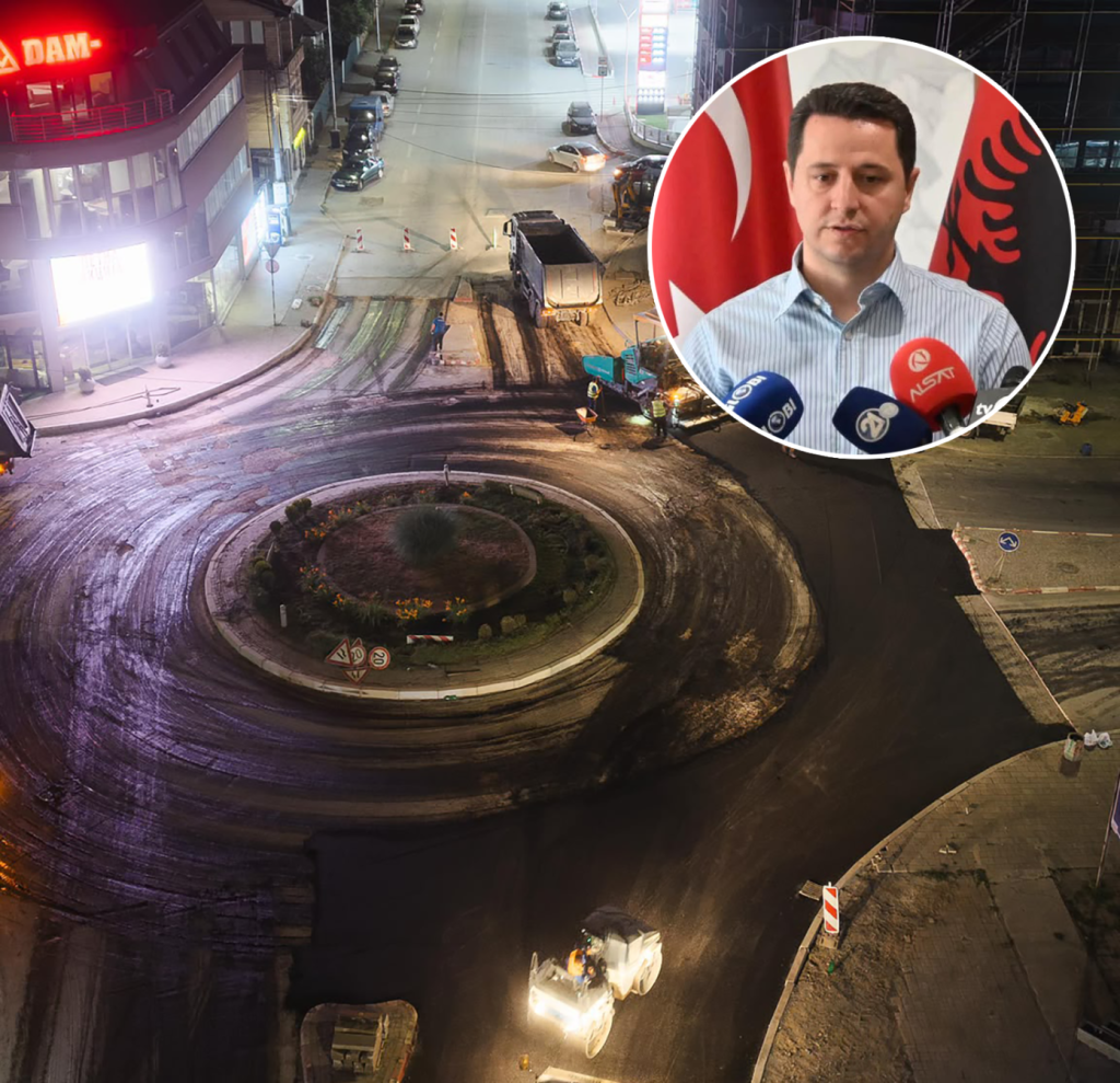 Gostivar  asfaltime edhe gjatë natës për ritëm më të shpejtë të punimeve
