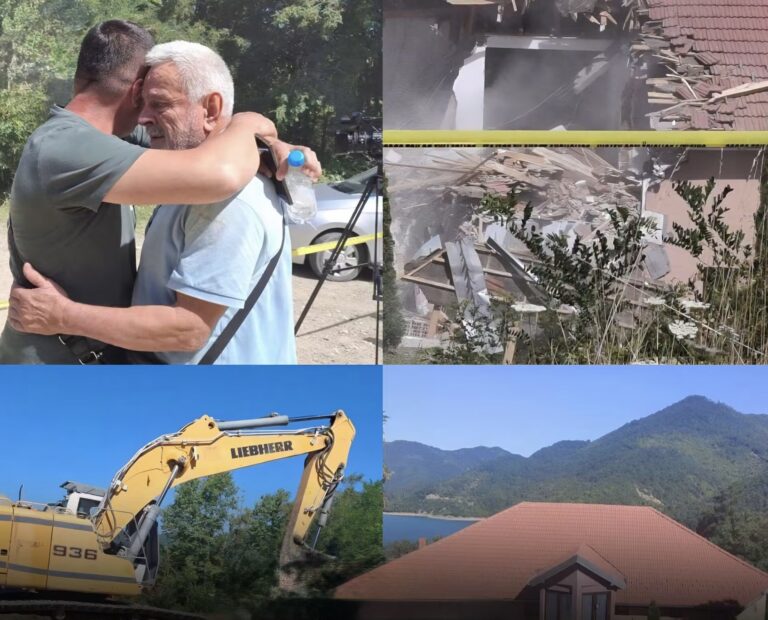 RRËNOHET hoteli  Jezero  i serbëve që uzurpuan pronën në zonën e Ujmanit  pronarët shpërthejnë në lotë  VIDEO 