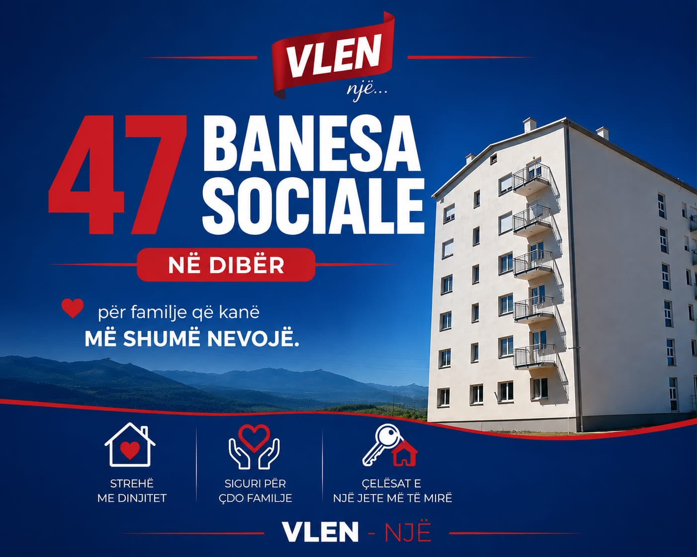 Ndahen 47 banesa sociale në Dibër