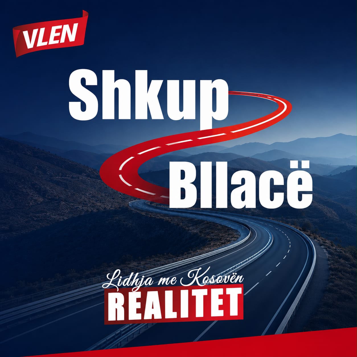 VLEN për autostradën Shkup Bllacë  Rruga është jetë 