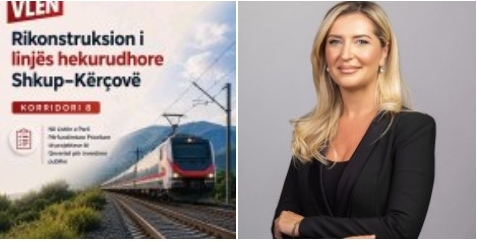 Kaltrina Zekolli  Hekurudha Shkup Kërçovë  pjesë e listës prioritare të investimeve për Korridorin 8