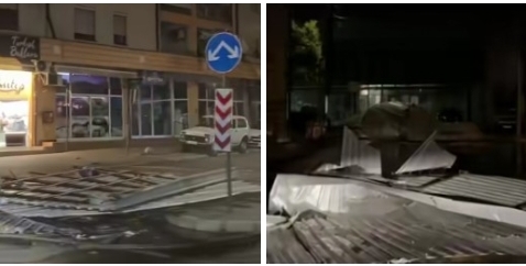 Stuhi e fortë në Kumanovë  raportohet për dëme  Video 